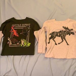 🌵 2/$10 Bundle of long sleeve 3T shirts